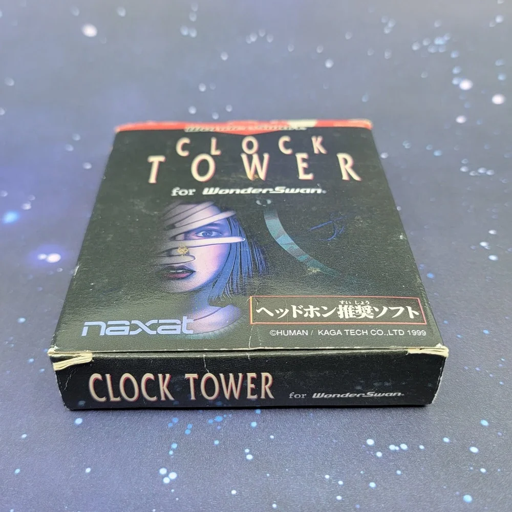 Clock Tower Bandai WonderSwan Japan Import Naxat Soft SWJ-KGT002 CIB Horror Game